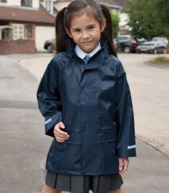 Kinderen Result CLASSIC - Regenjas - Marineblauw