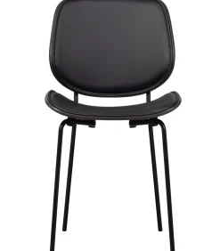 WOOOD Classic Eetkamerstoelen - Hout - Zwart/Walnoot - Set van 6