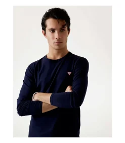 Heren GUESS Cn Ls Core Tee