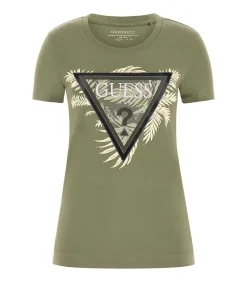 DAMES GUESS Cn Ss Triangle Palm Print