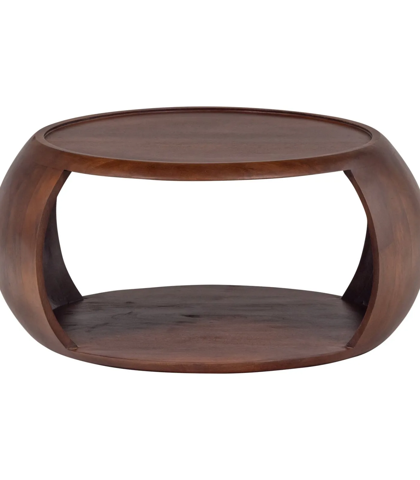 Outlet Cole Salontafel - Mango Hout - Bruin - 36x72x72 Tafels