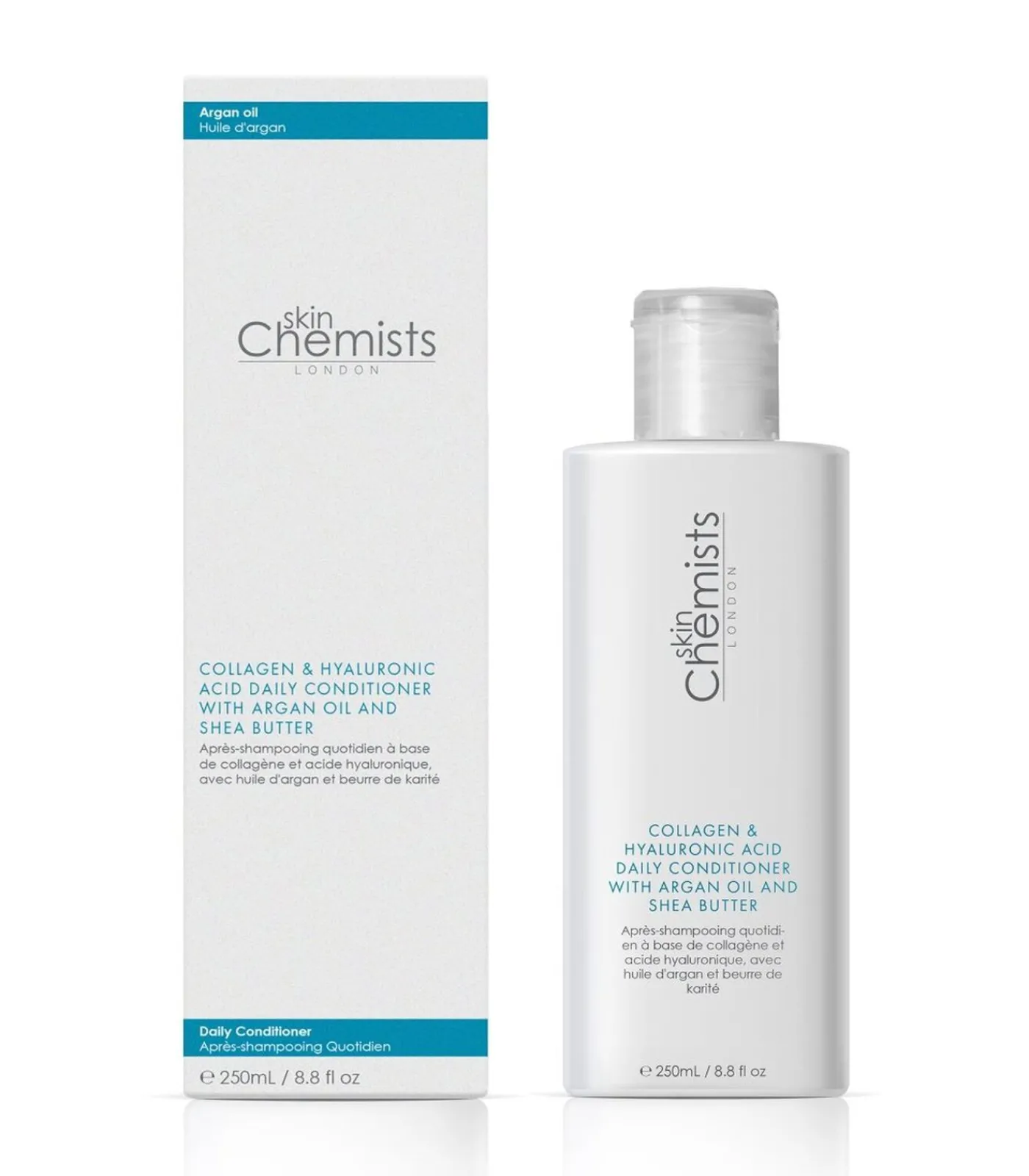 SkinChemists Collageen & Hyaluronzuur Dagelijkse Conditioner met Arganolie en Sheaboter