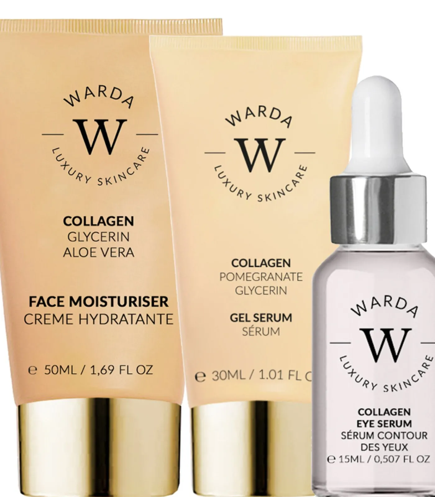 Hot Collageen gezichtsverzorgingstrio Beauty Gift Sets