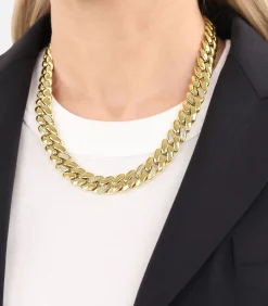 DAMES JOOP! Collier voor dames, roestvrij staal, zirkonia