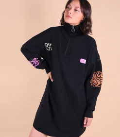 DAMES Oxbow Coltrui jurk met halve rits SOUANE