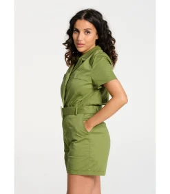 Best Combi-short met bouttonière en riem DAMES Jumpsuits