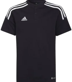Kinderen Adidas CONDIVO 22 - Poloshirt - Zwart