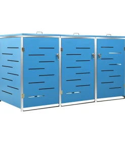 Best Containerberging driedubbel 207x77,5x112,5 cm roestvrij staal Manden En Bakken
