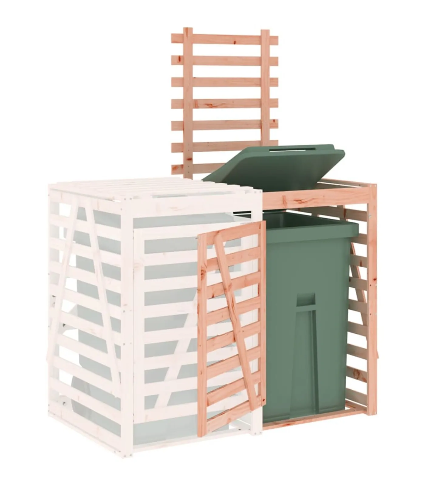 Containerberging verlengstuk massief douglashout Manden En Bakken