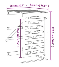 Containerberging verlengstuk massief douglashout Manden En Bakken