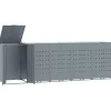 Best Containerberging voor 5 containers 345x79x117 cm staal grijs Manden En Bakken