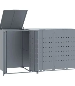 Online Containerberging voor 3 containers 207x79x117 cm staal grijs Manden En Bakken
