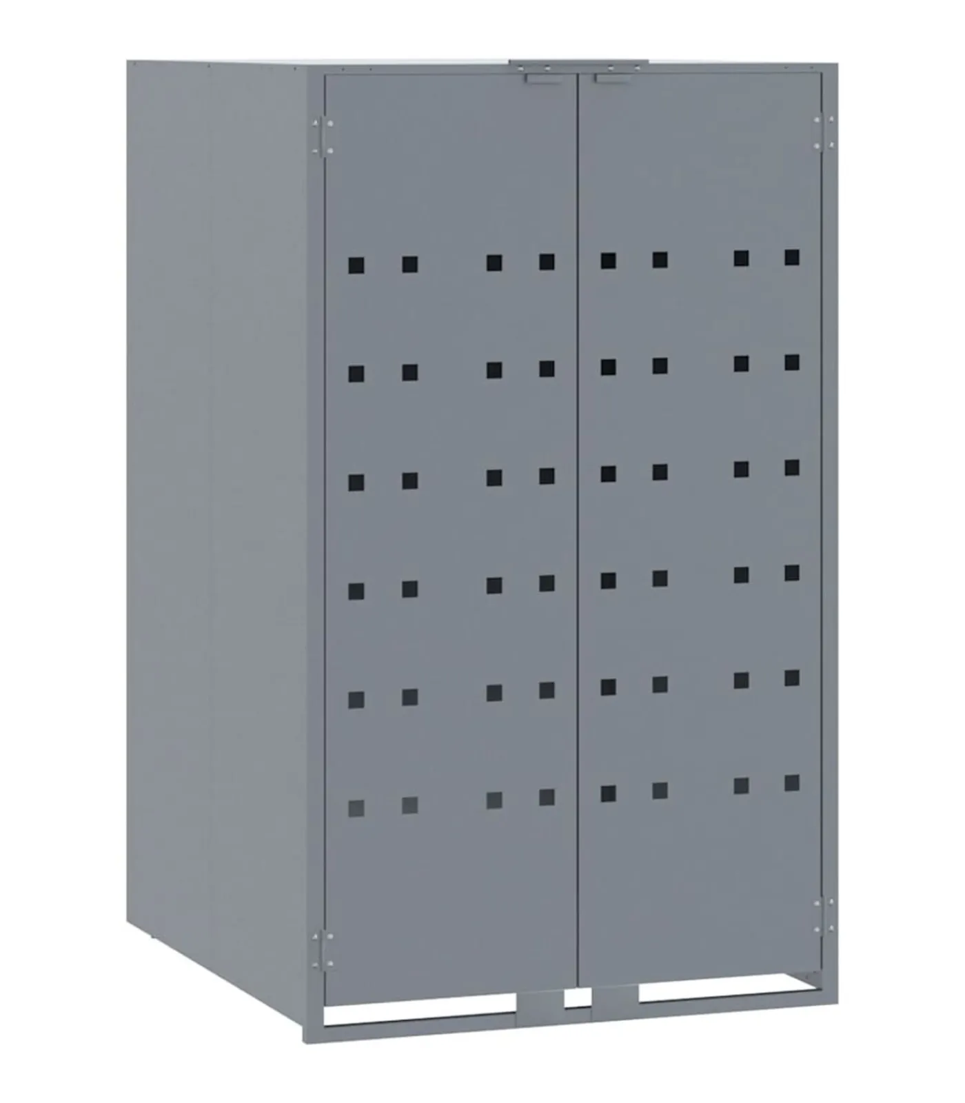 Online Containerberging voor 3 containers 207x79x117 cm staal grijs Manden En Bakken