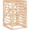 Discount Containerberging 84x90x128,5 cm massief grenenhout Manden En Bakken