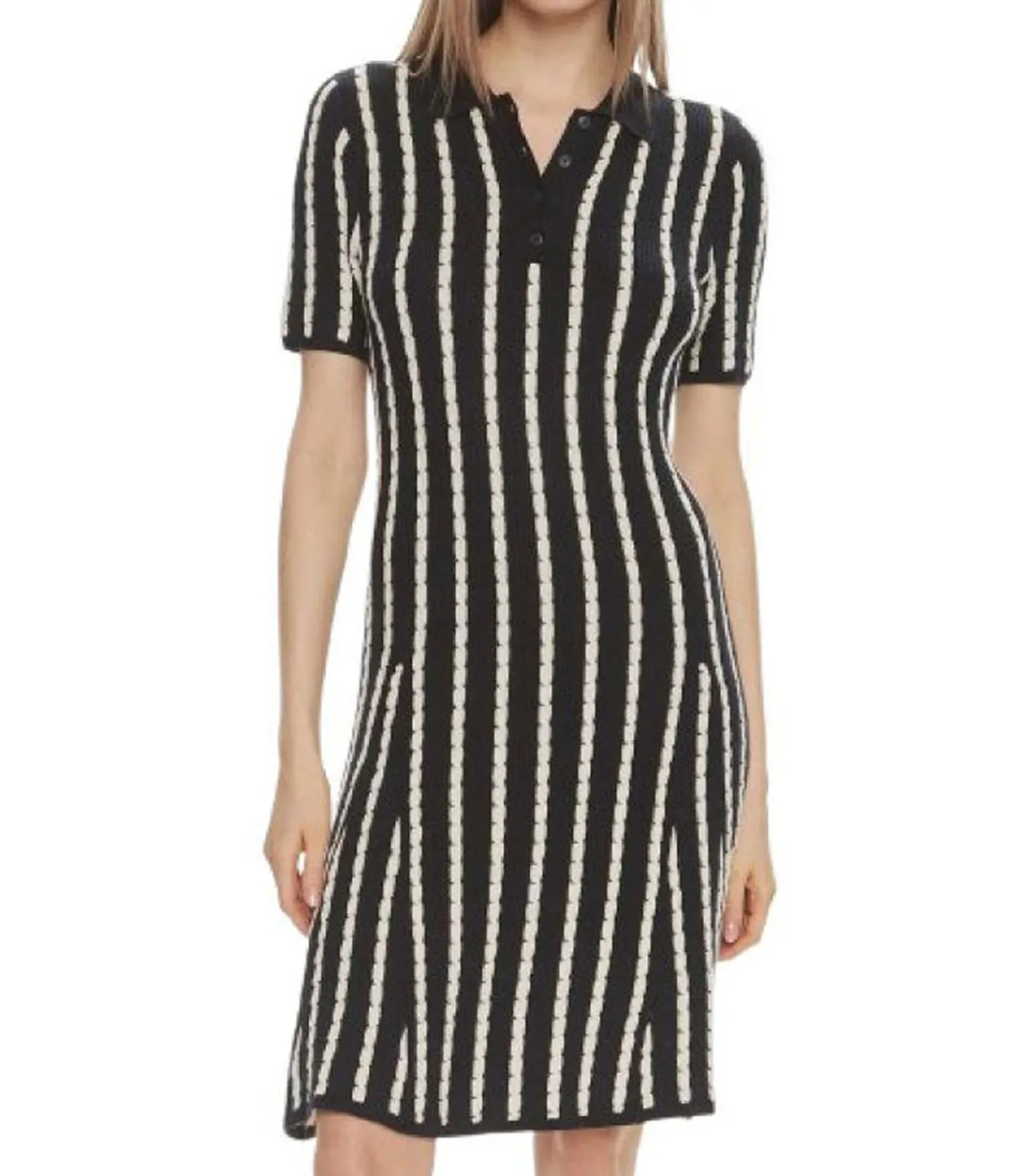 DAMES Tommy Hilfiger CONTRAST - Jurk - Wit