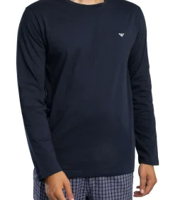 Hot Controleer Pyjamaset Met Lange Mouwen Heren Pyjama's