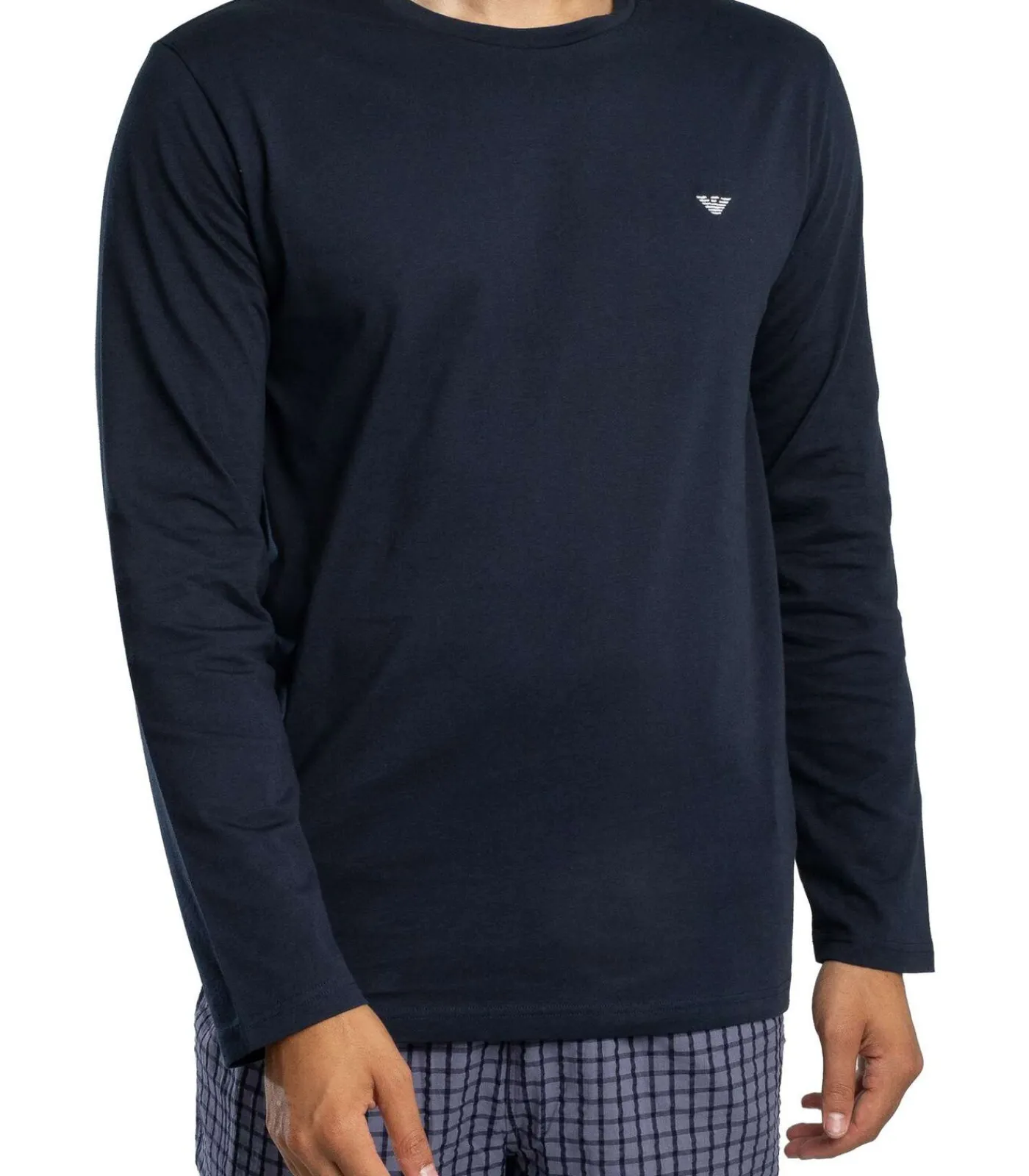 Hot Controleer Pyjamaset Met Lange Mouwen Heren Pyjama's