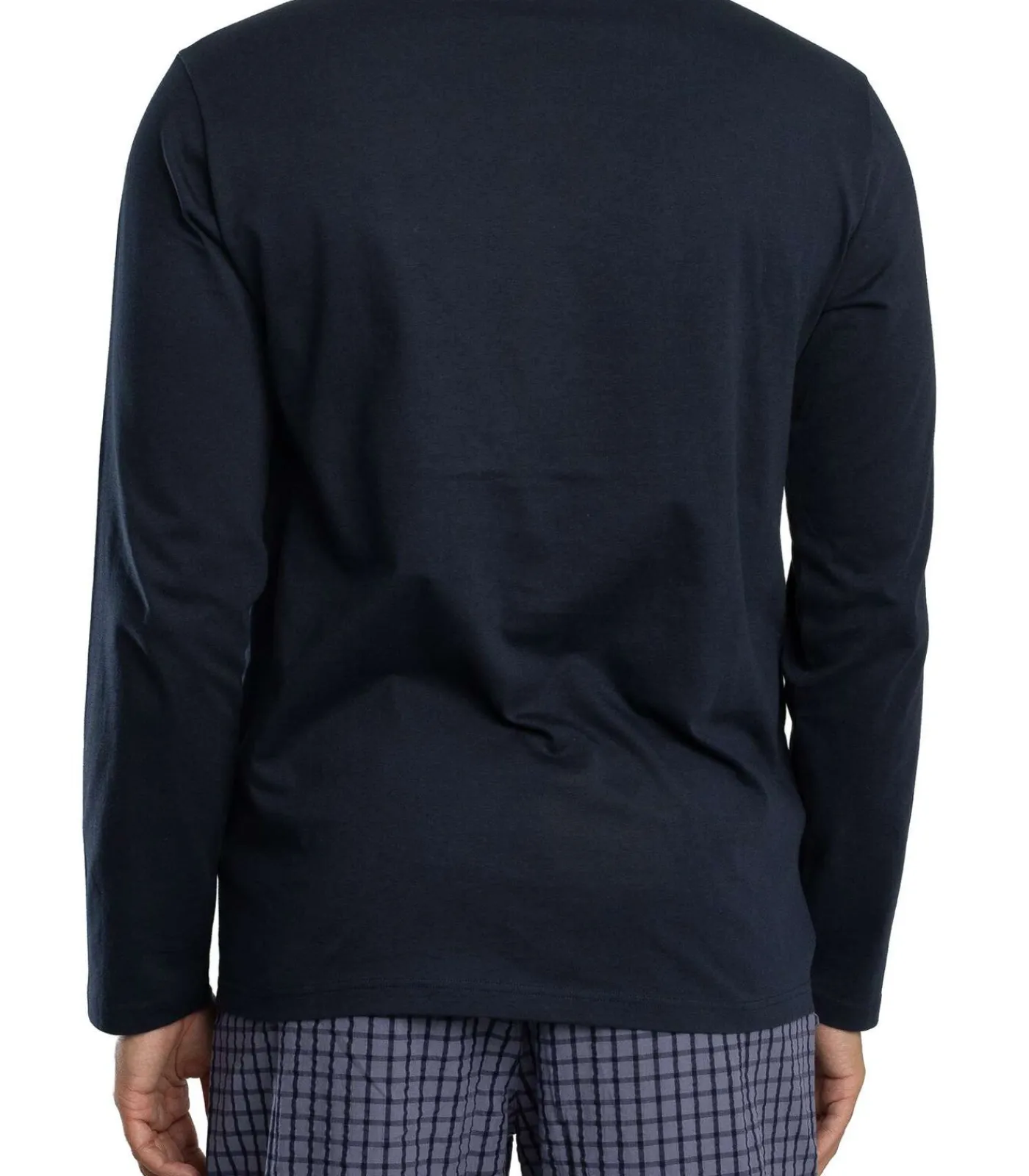 Hot Controleer Pyjamaset Met Lange Mouwen Heren Pyjama's