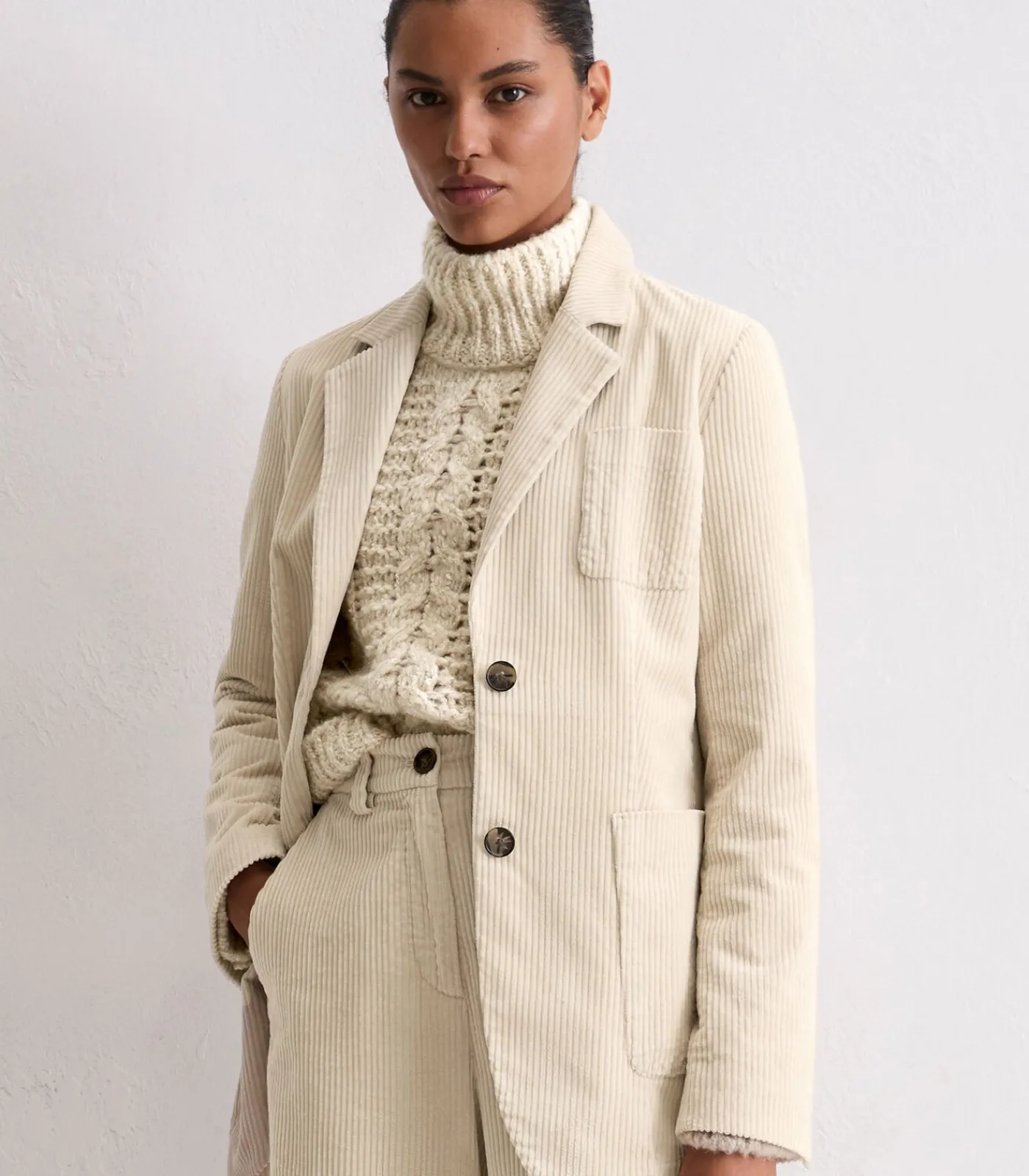 Discount Corduroy blazer in de vorm van DAMES Maatpakken & Blazers