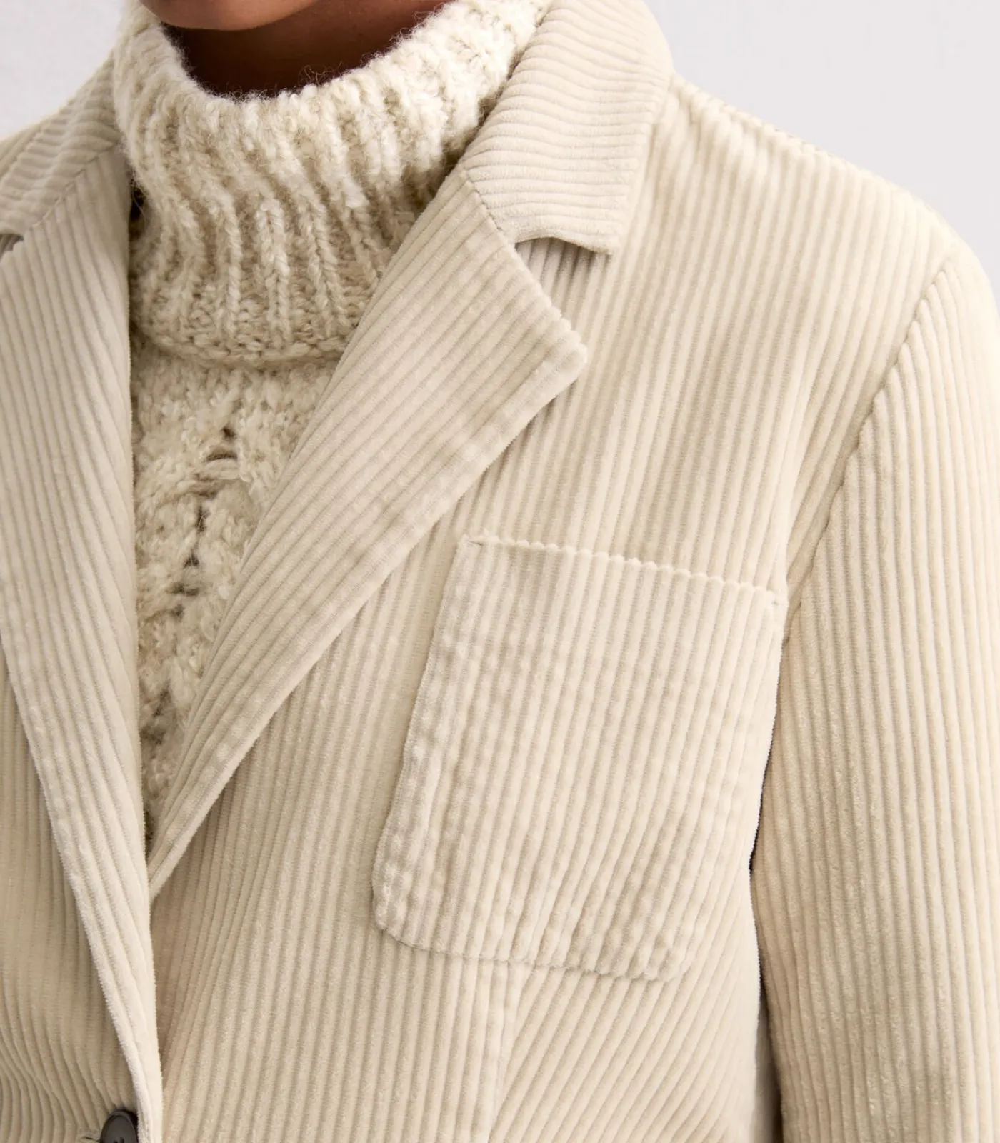 Discount Corduroy blazer in de vorm van DAMES Maatpakken & Blazers