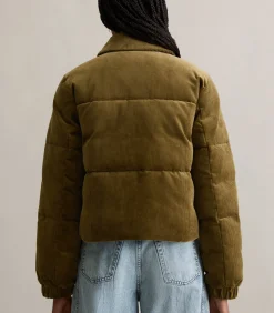 DAMES Marc O’Polo DENIM Corduroy puffer jacket regular cropped