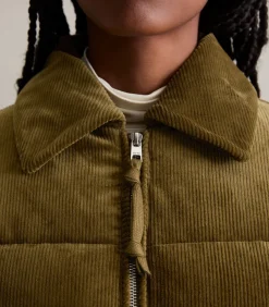 DAMES Marc O’Polo DENIM Corduroy puffer jacket regular cropped