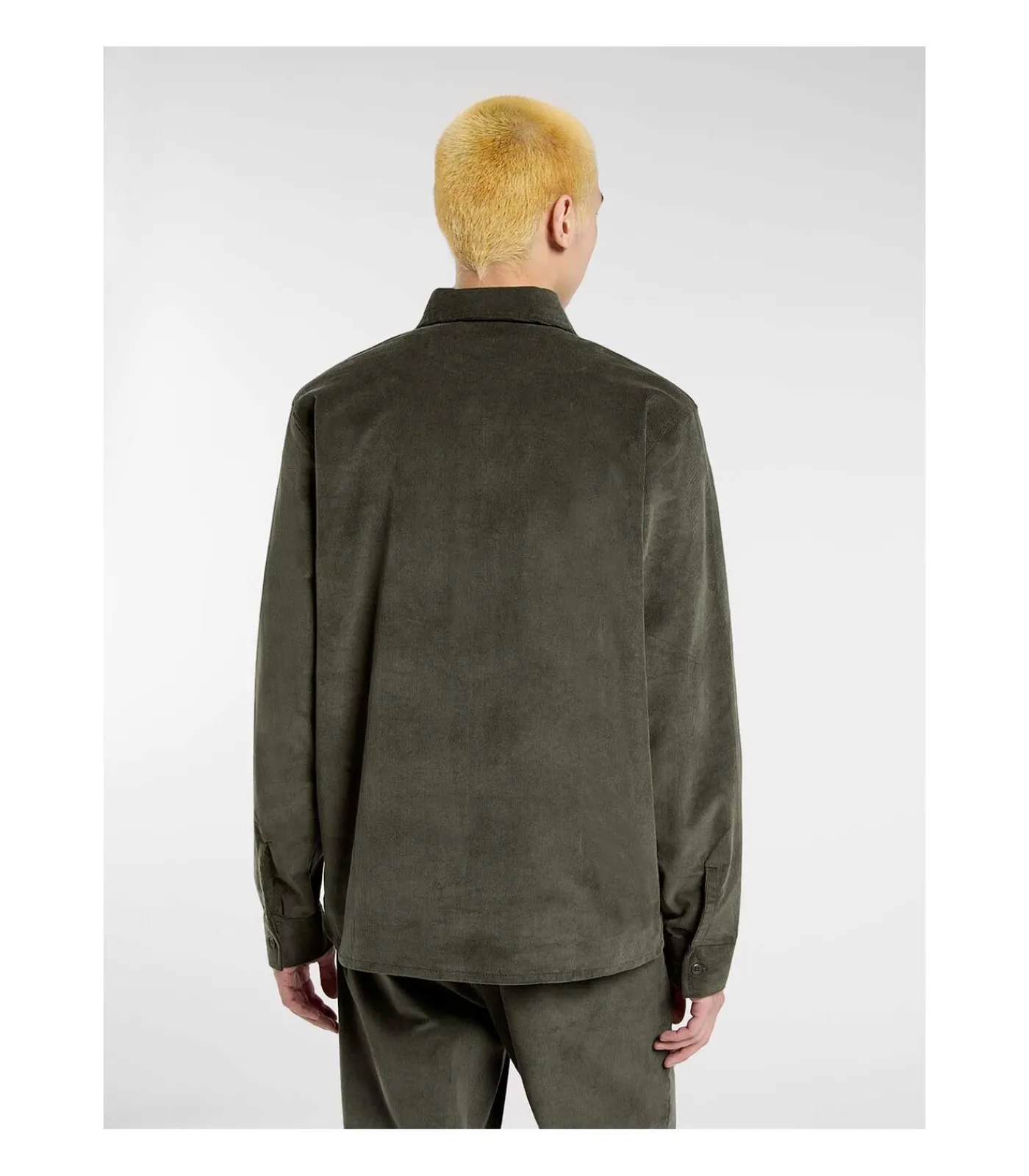 Heren Dickies Corduroy Shirt Ls