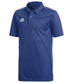 Kinderen Adidas CORE 18 - Poloshirt - Marineblauw