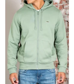 Heren LACOSTE Core vest - thyme