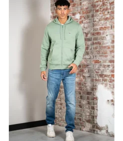 Heren LACOSTE Core vest - thyme