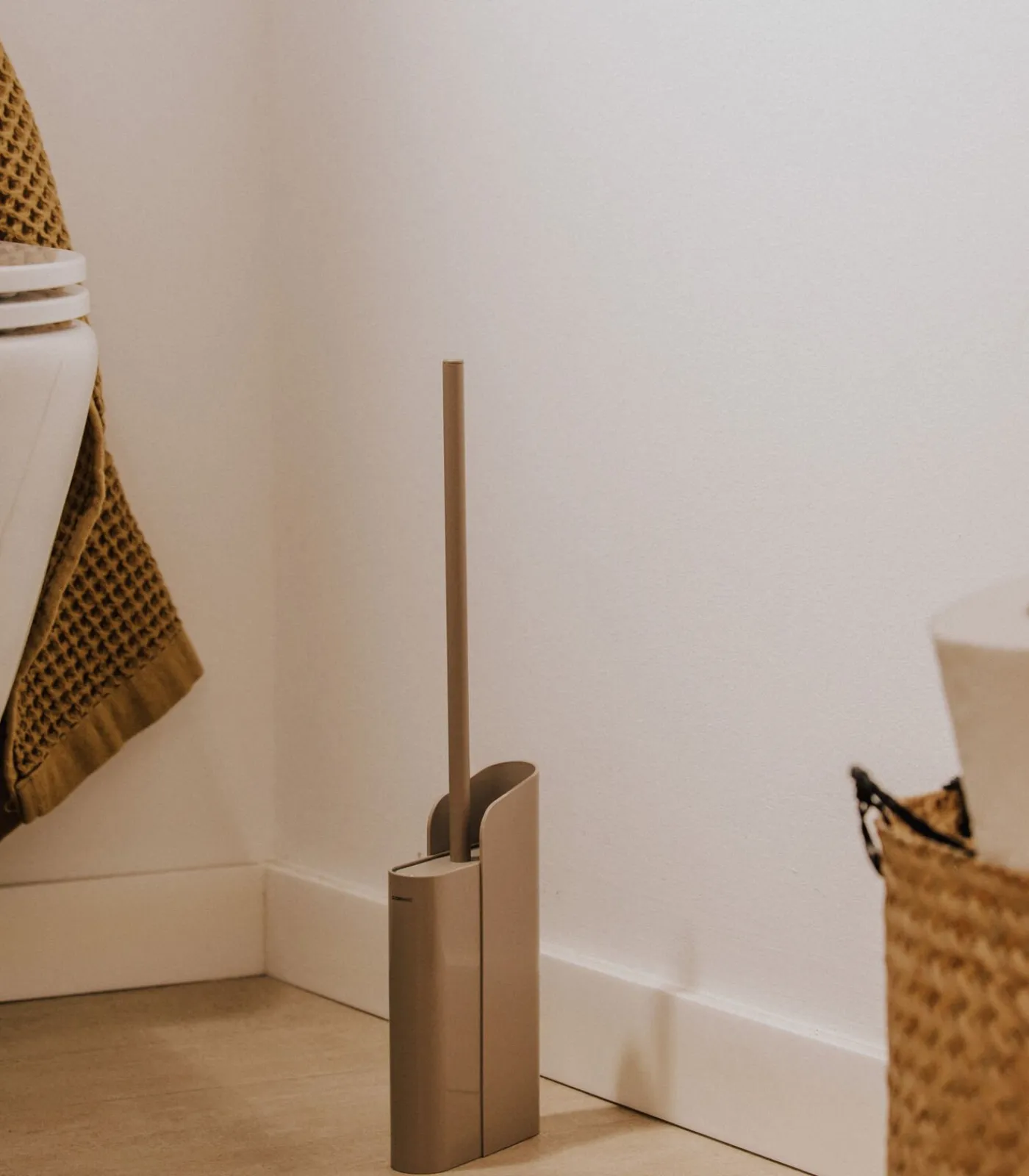 Sale Flat Matte Gold Toiletborstelhouder Toiletaccessoires