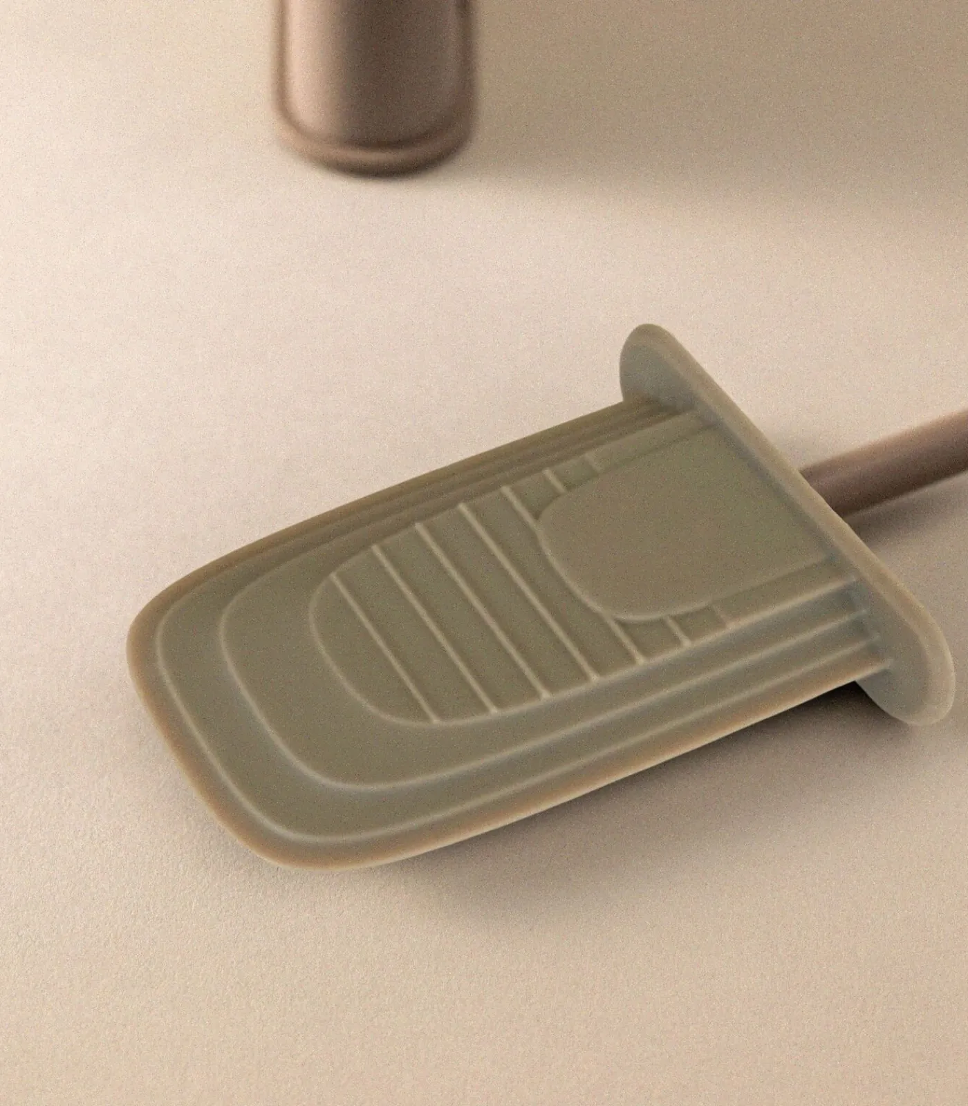 Cosmic toiletborstelhouder chroom Flat Silicon