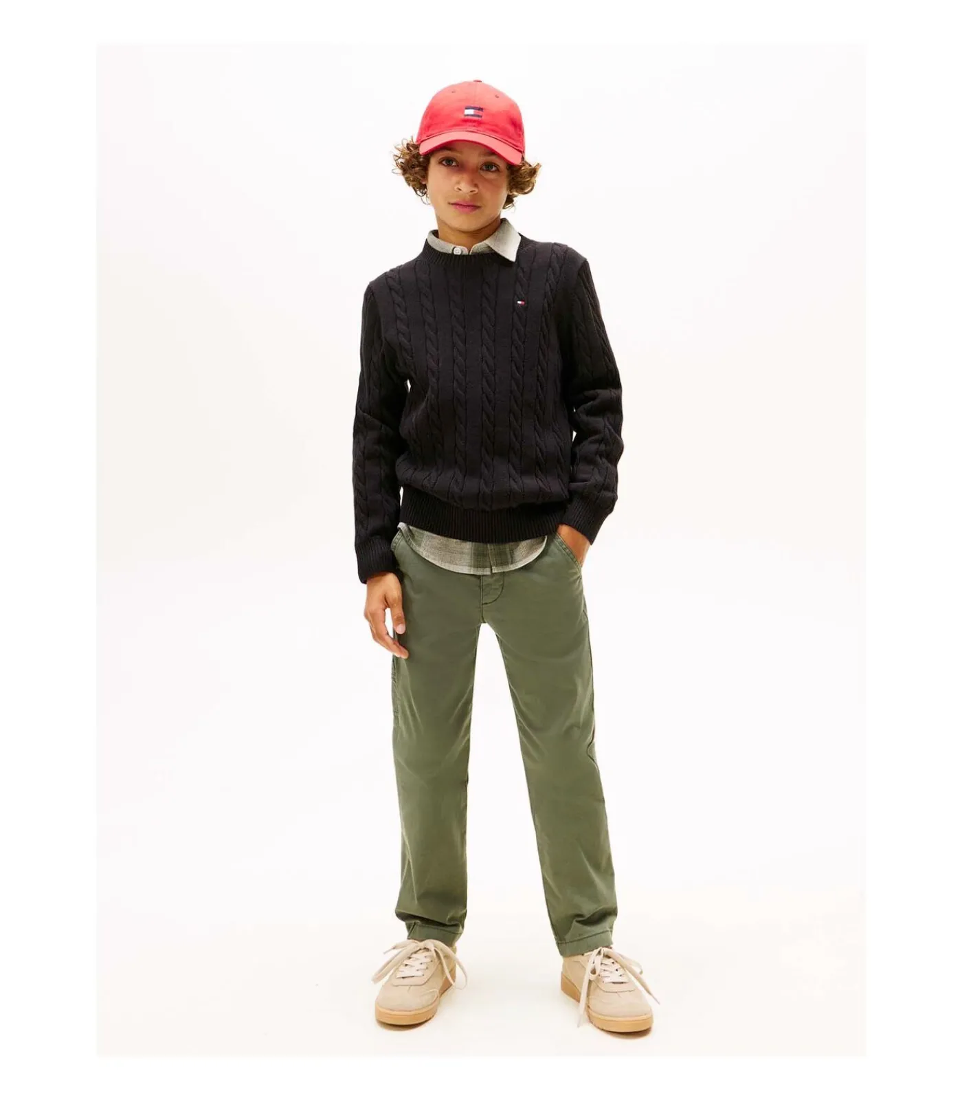 Sale Cotton Cable Sweater Kinderen Truien & Vesten