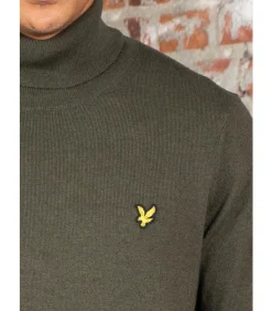 Clearance Cotton merino turtleneck jumper - deep depths Heren Truien & Cardigans