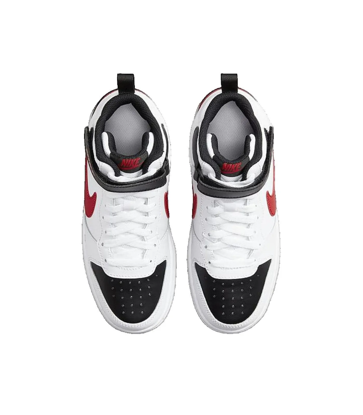 Kinderen Nike Court Borough Mid 2 - Sneakers - Wit