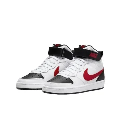 Kinderen Nike Court Borough Mid 2 - Sneakers - Wit