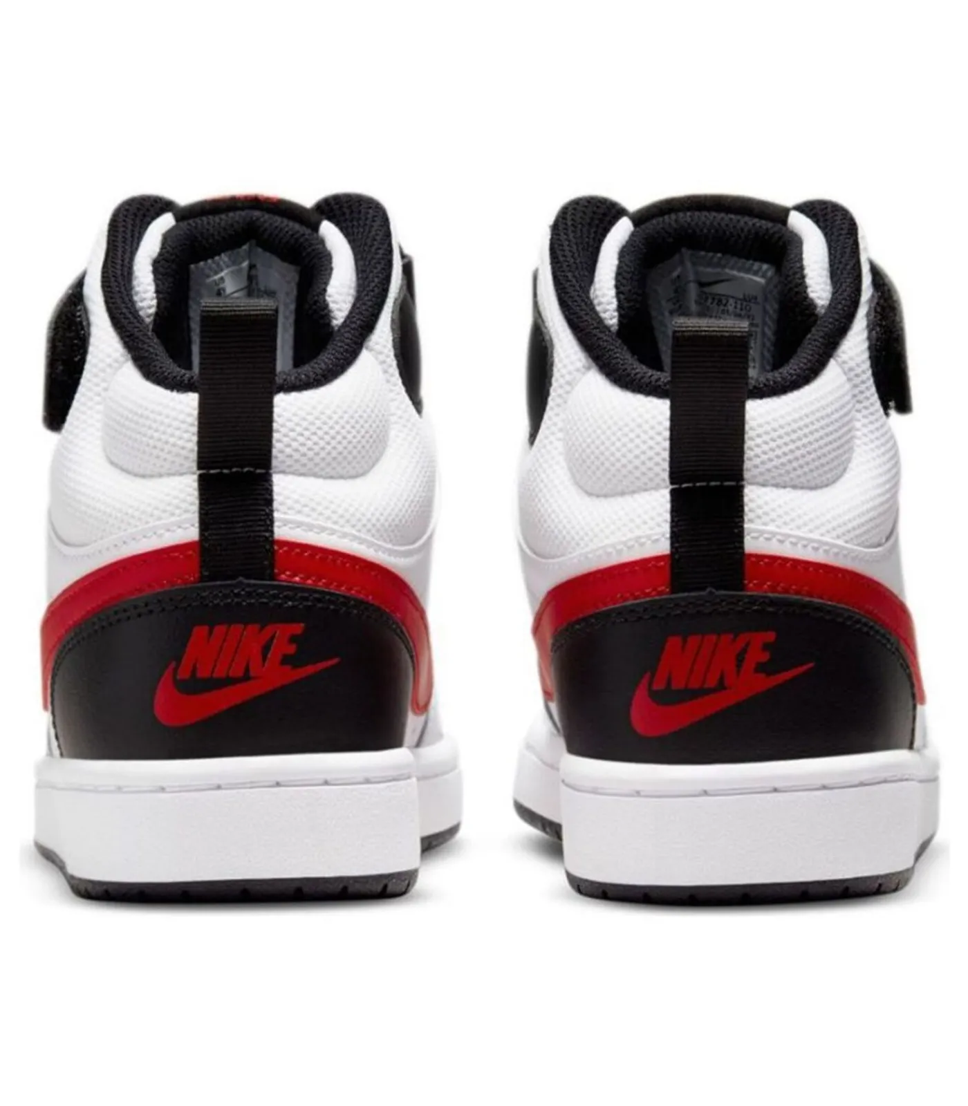 Kinderen Nike Court Borough Mid 2 - Sneakers - Wit