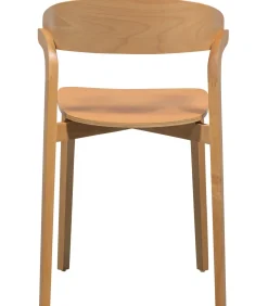 WOOOD Cras Eetkamerstoelen - Essenhout - Naturel - Set van 6