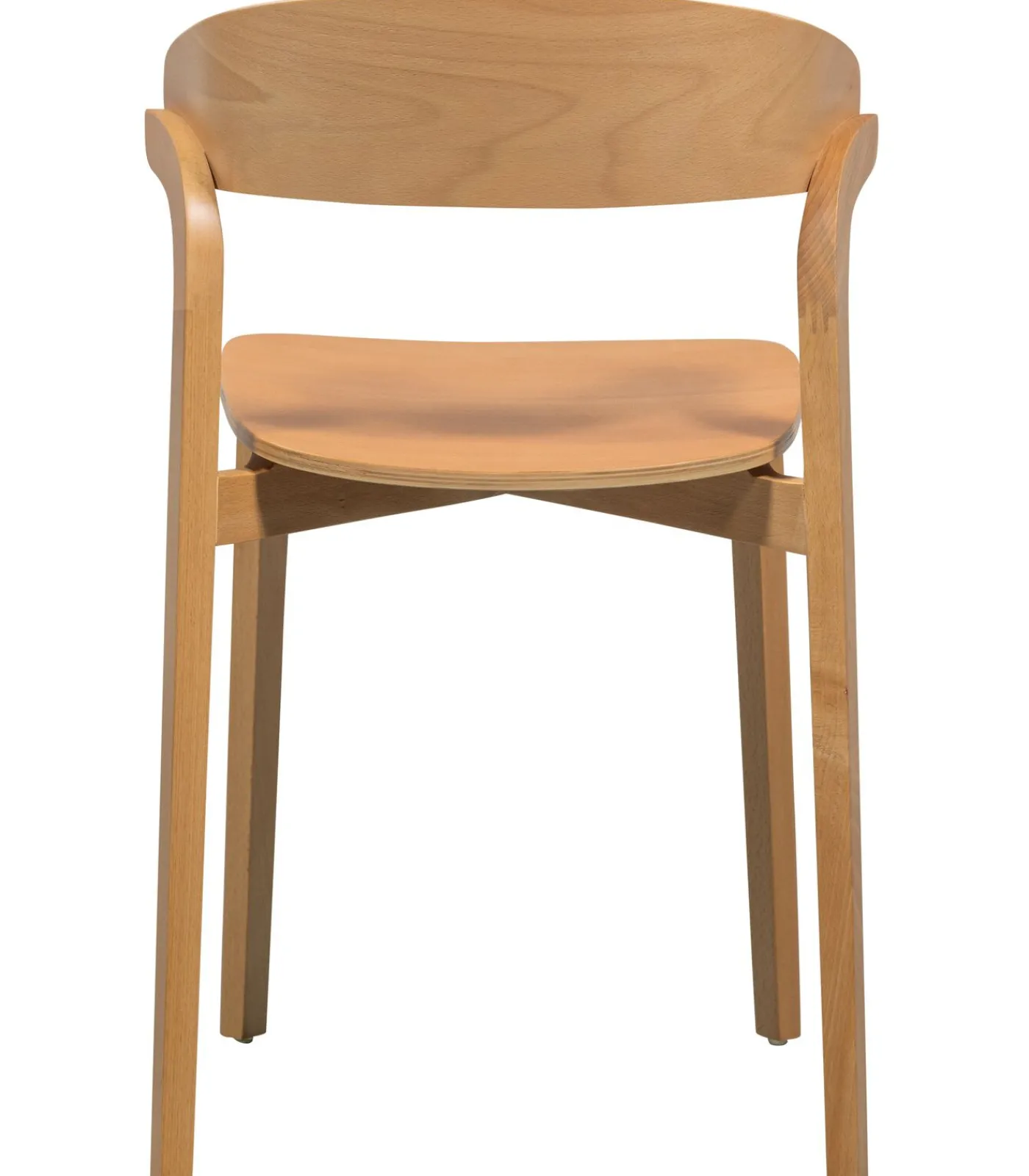 WOOOD Cras Eetkamerstoelen - Essenhout - Naturel - Set van 6