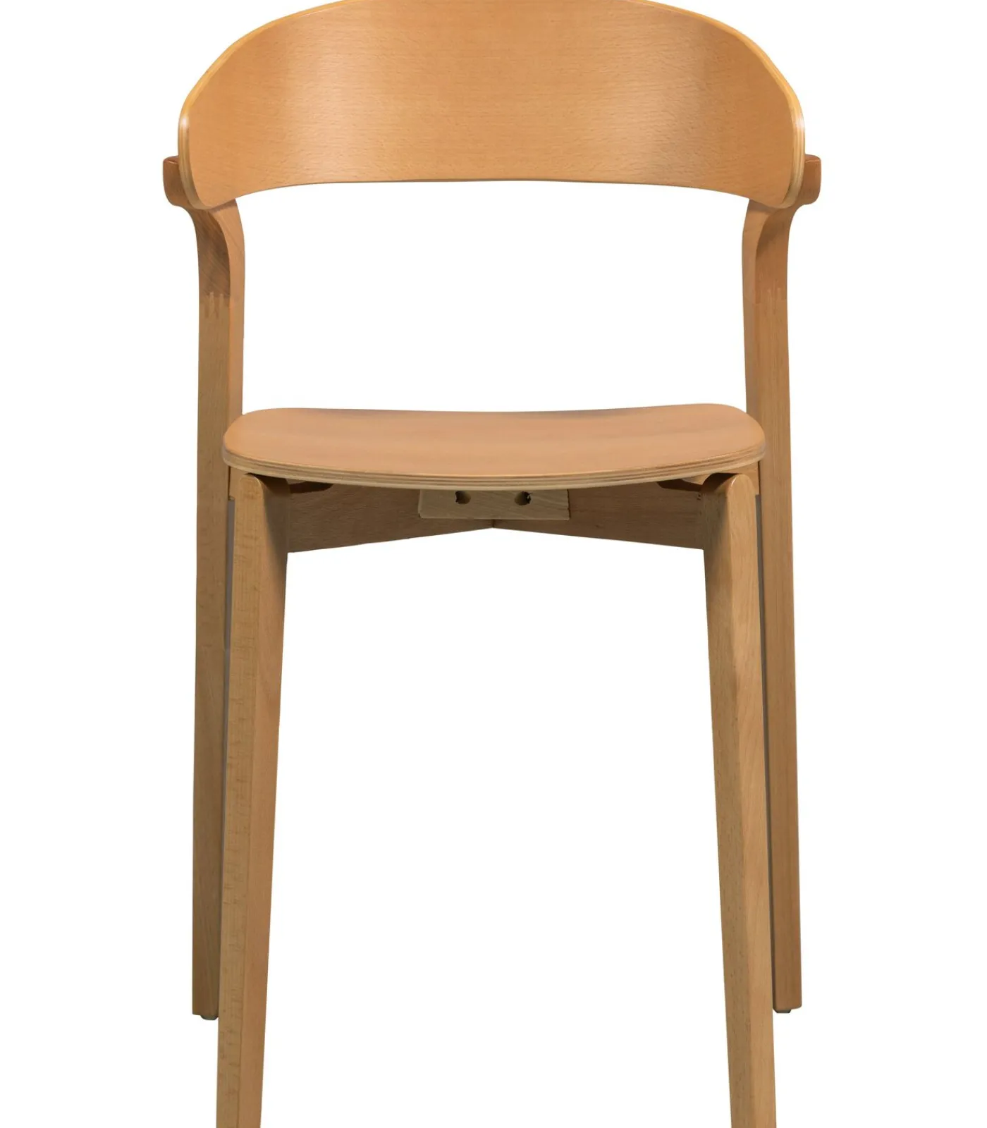 WOOOD Cras Eetkamerstoelen - Essenhout - Naturel - Set van 6