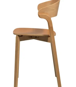 WOOOD Cras Eetkamerstoelen - Essenhout - Naturel - Set van 6