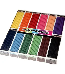 Online kleurpotloden set - driehoekig, 288 stuks, basiskleuren Kinderen Speelgoed