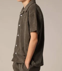 Outlet CREEKSON - Lichtgewicht katoenen overhemd met korte mouwen Kinderen Hemden