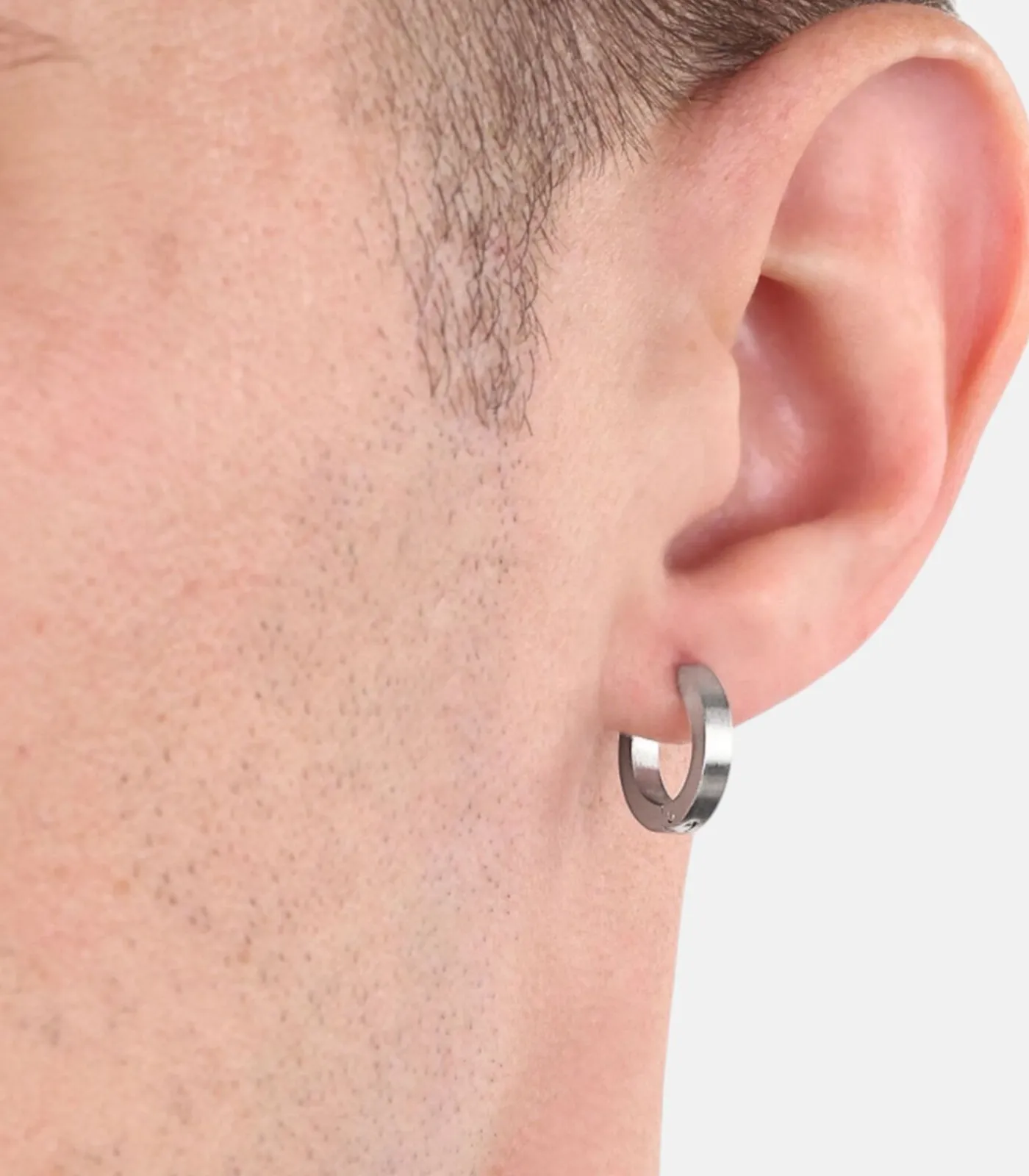 Sale Creolen voor mannen, kruis van roestvrij staal Heren Oorbellen