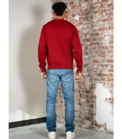 Heren Fred Perry Crew neck sweatshirt - burnt sports green navy