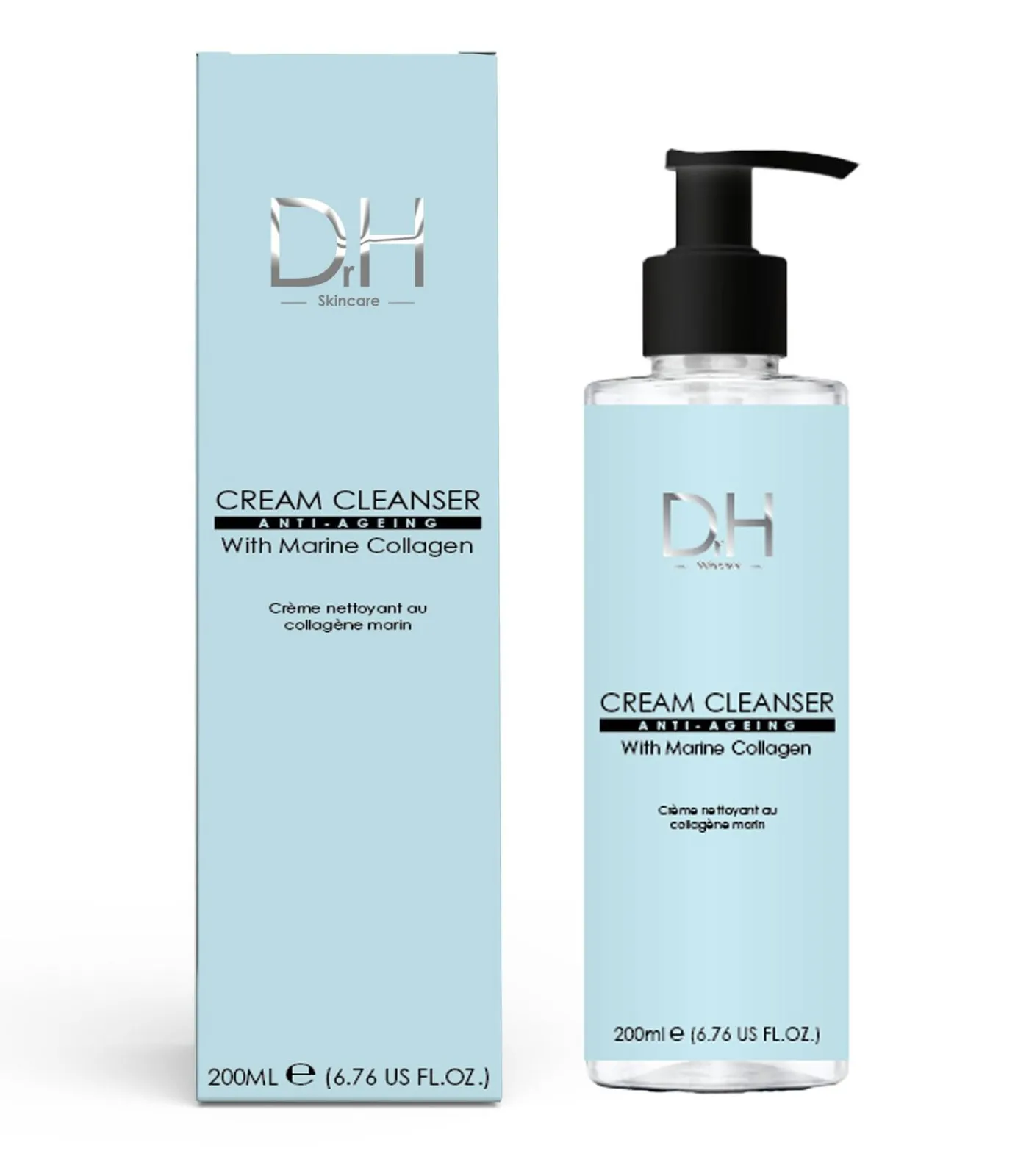 Dr H Crème Reiniger met Marine Collageen 200ml
