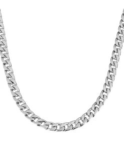 Heren TrendFox Cuban Ketting - 9mm - Zilver Kleurig - Staal - 60cm