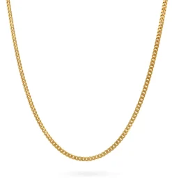 Heren TrendFox Cuban Link Heren Ketting - Dikke Schakel - 5mm - Goud kleurig