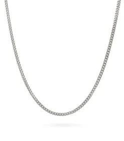 Heren TrendFox Cuban Link Heren Ketting - Dikke Schakel - 5mm - Zilver Kleurig