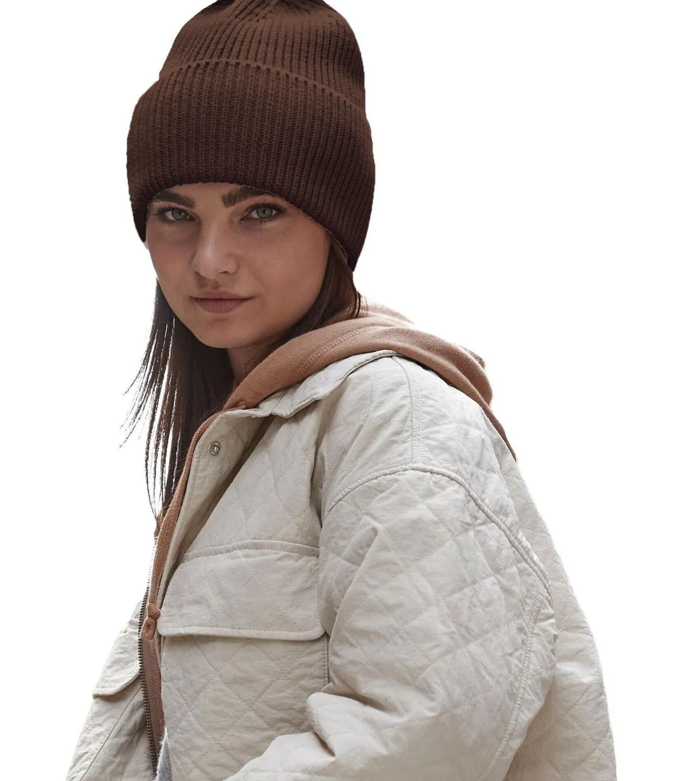 Heren Beechfield CUFFED - Muts - Okergeel